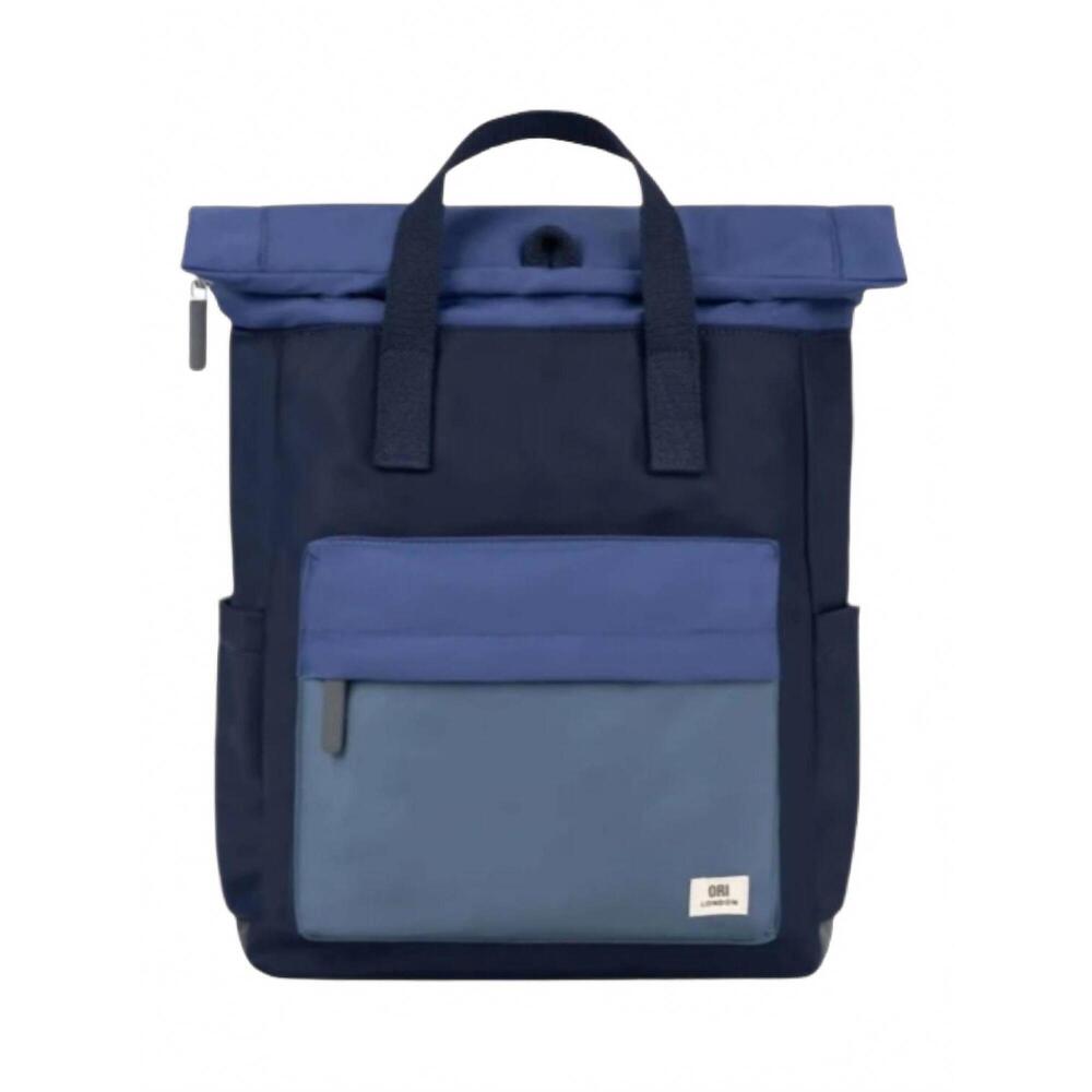 NEW ORI LONDON men's canfield recycled nylon backpack in blue